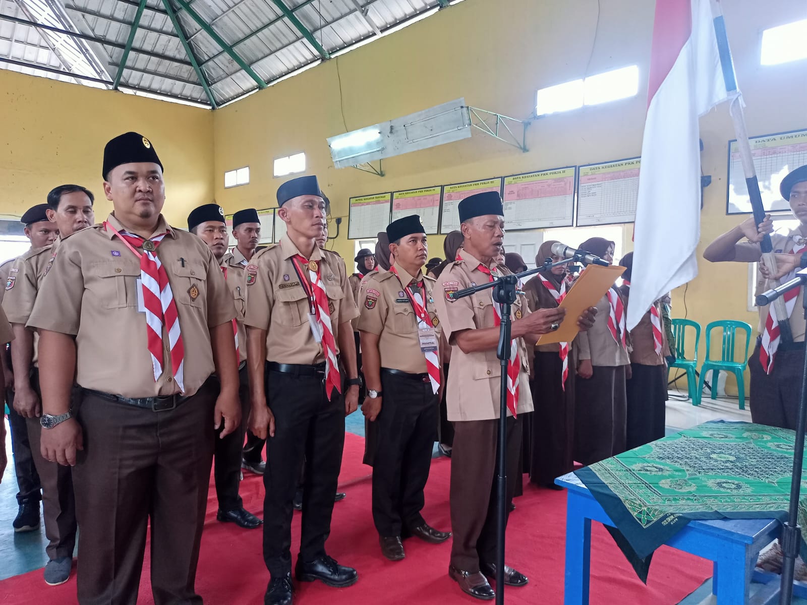 Musyawarah Ranting Ke-VIII Masa Bhakti 2022-2025 Gerakan Pramuka Kwartir Ranting Seputih Agung di Balai Kampung Bumi Kencana (Selasa, 13 September 2022)