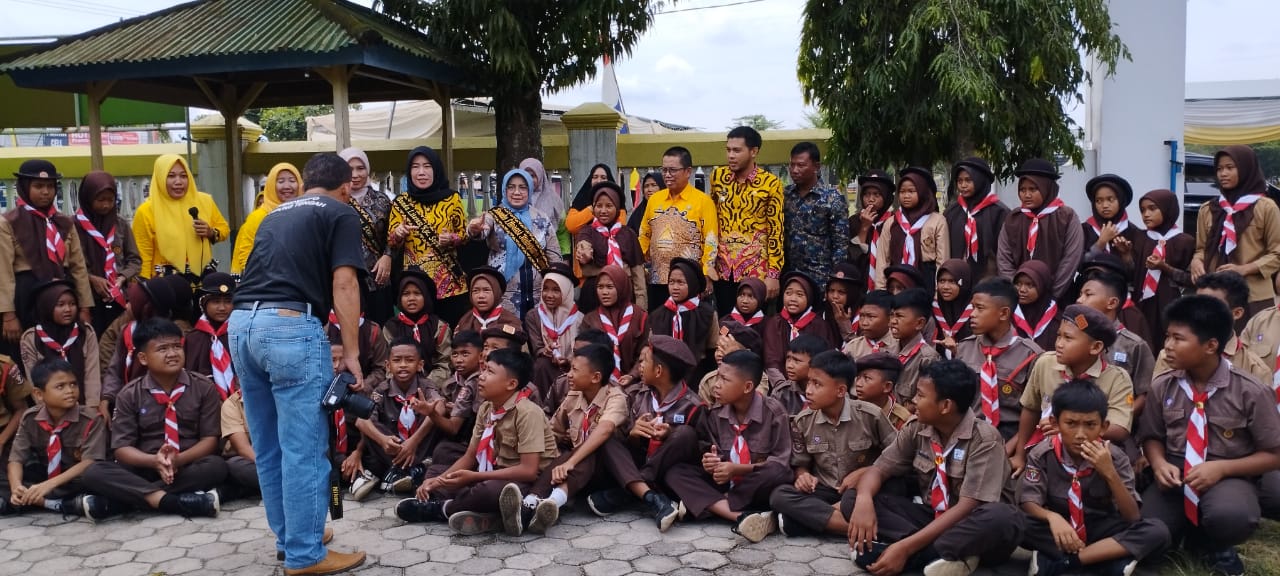 Kunjungan Bunda Literasi Kabupaten Lampung Tengan dan Bunda Literasi Kecamatan Seputih Agung serta Bapak Camat Seputih Agung di SDN 2 Kampung Dono Arum (Jum'at, 18 November 2022)