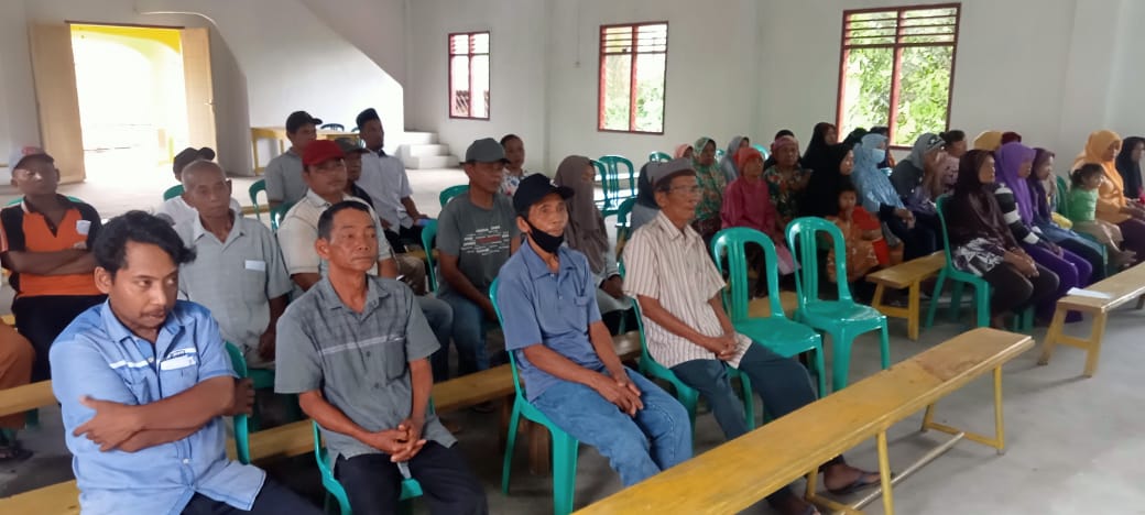 Penyaluran Bantuan Langsung Tunai (BLT DD) Triwulan I Tahun 2023 di Balai Kampung Simpang Agung (Rabu, 05 April 2023)