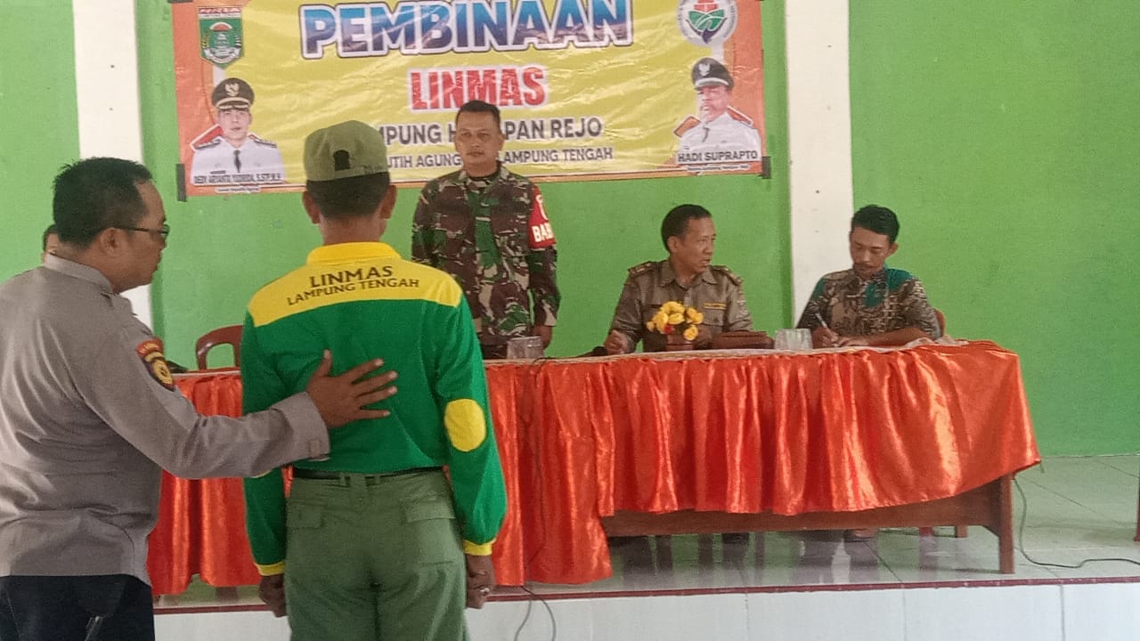 Pembinaan Linmas Kampung Harapan Rejo (Kamis, 02 November 2023)