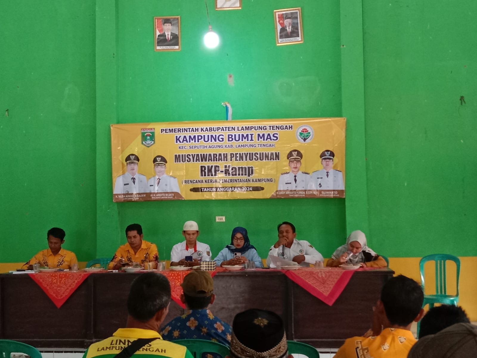 Rembuk Stunting Tahun Anggaran 2024 di Balai Kampung Bumi Mas (JUm'at, 11 Agustus 2023)