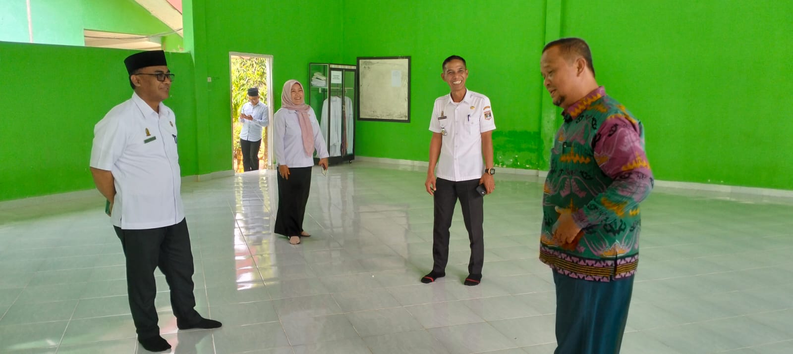 Koordinasi dan Cek Lokasi persiapan terkait Lomba UKS Tingkat Provinsi di SMP 1 N Seputih Agung (Rabu. 07 Agustus 2024)