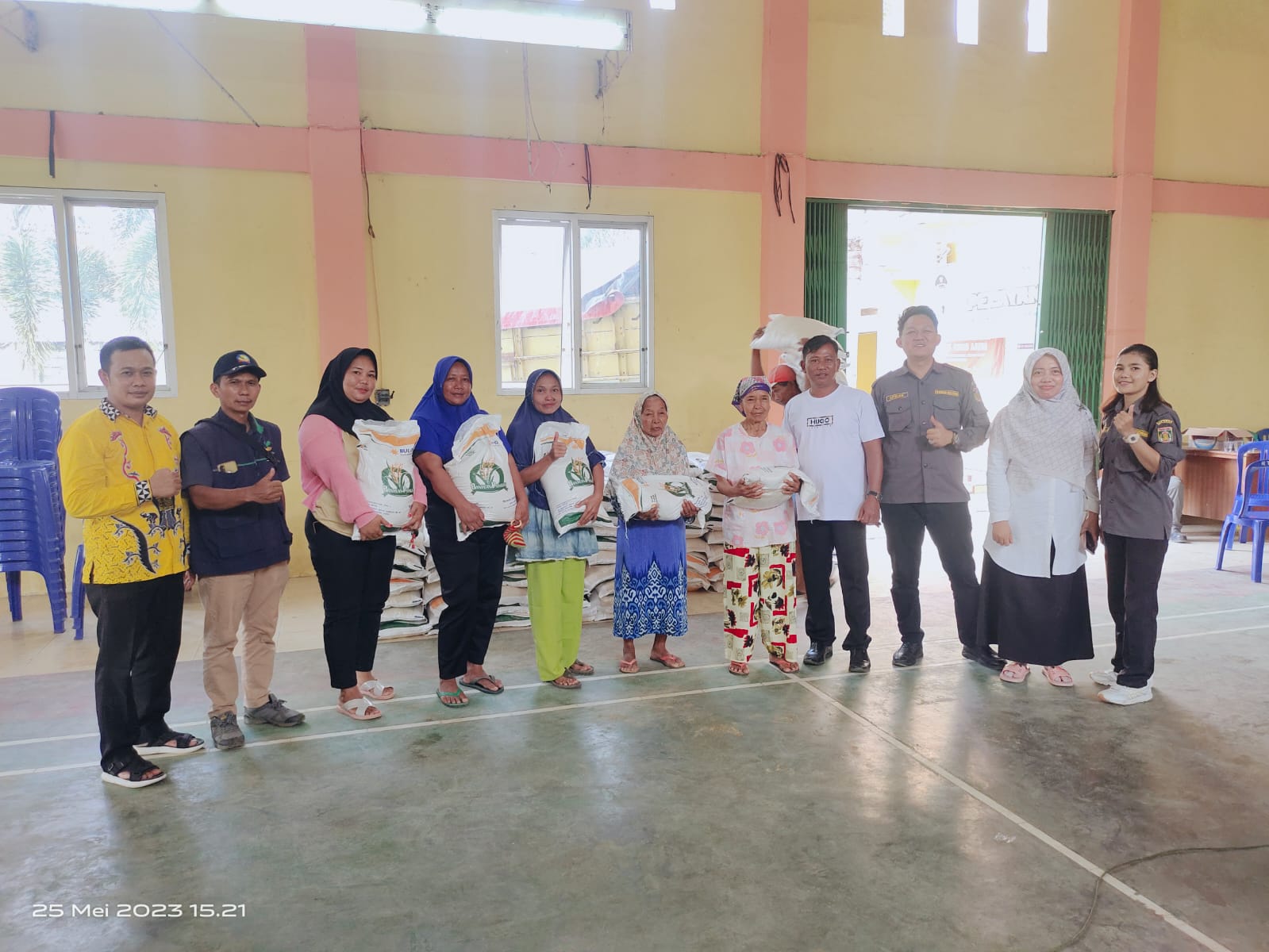 Penyaluran Bantuan cadangan pangan Pemerintah (CPP) Tahap 2 Kampung Se-Kecamatan Seputih Agung (Kamis, 25 Mei 2023)