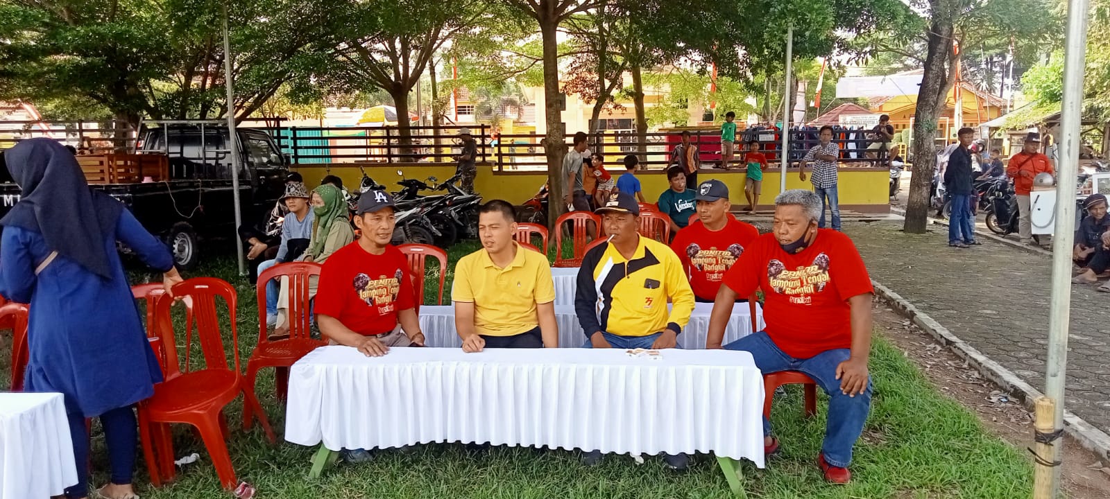 Menghadiri undangan Kontes Kambing di Lapangan Sepak Bola Kampung Dono Arum (Minggu, 27 November 2022)