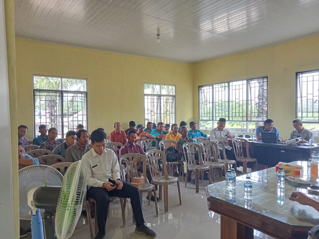 -	Bimibingan Teknis Kelembagaan Kelompok Tani di Aula UPTD Pertanian Kecamatan Seputih Agung (Kamis, 24 November 2022)