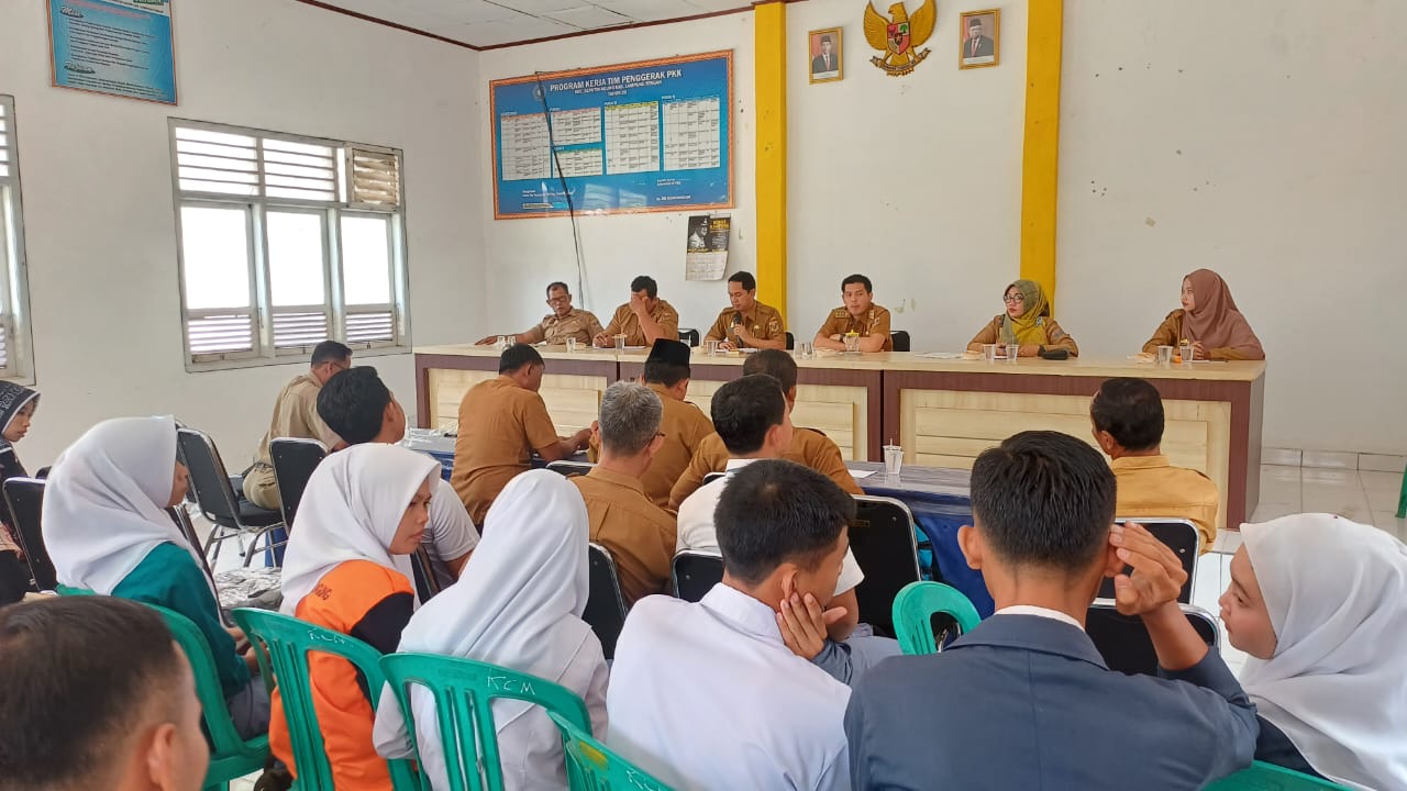 Rapat Pemantapan HUT RI ke-78 di Aula Kecamatan Seputih Agung (Senin, 07 Agustus 2023)