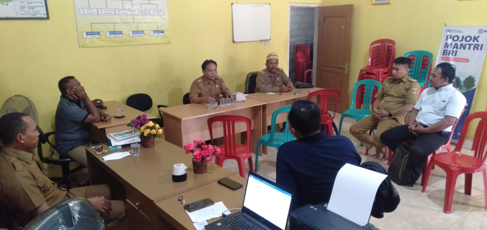 Evaluasi dan Monitoring SPJ DD dan ADK Tahap 1 tahun 2022 di Kampung Harapan Rejo