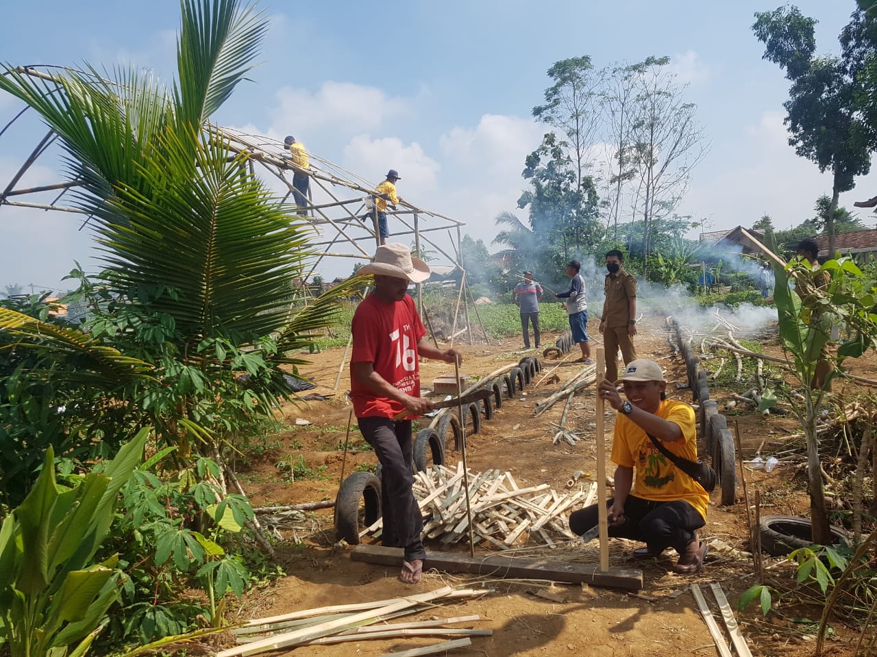 Monitoring pembuatan Hidropark kampung sulusuban