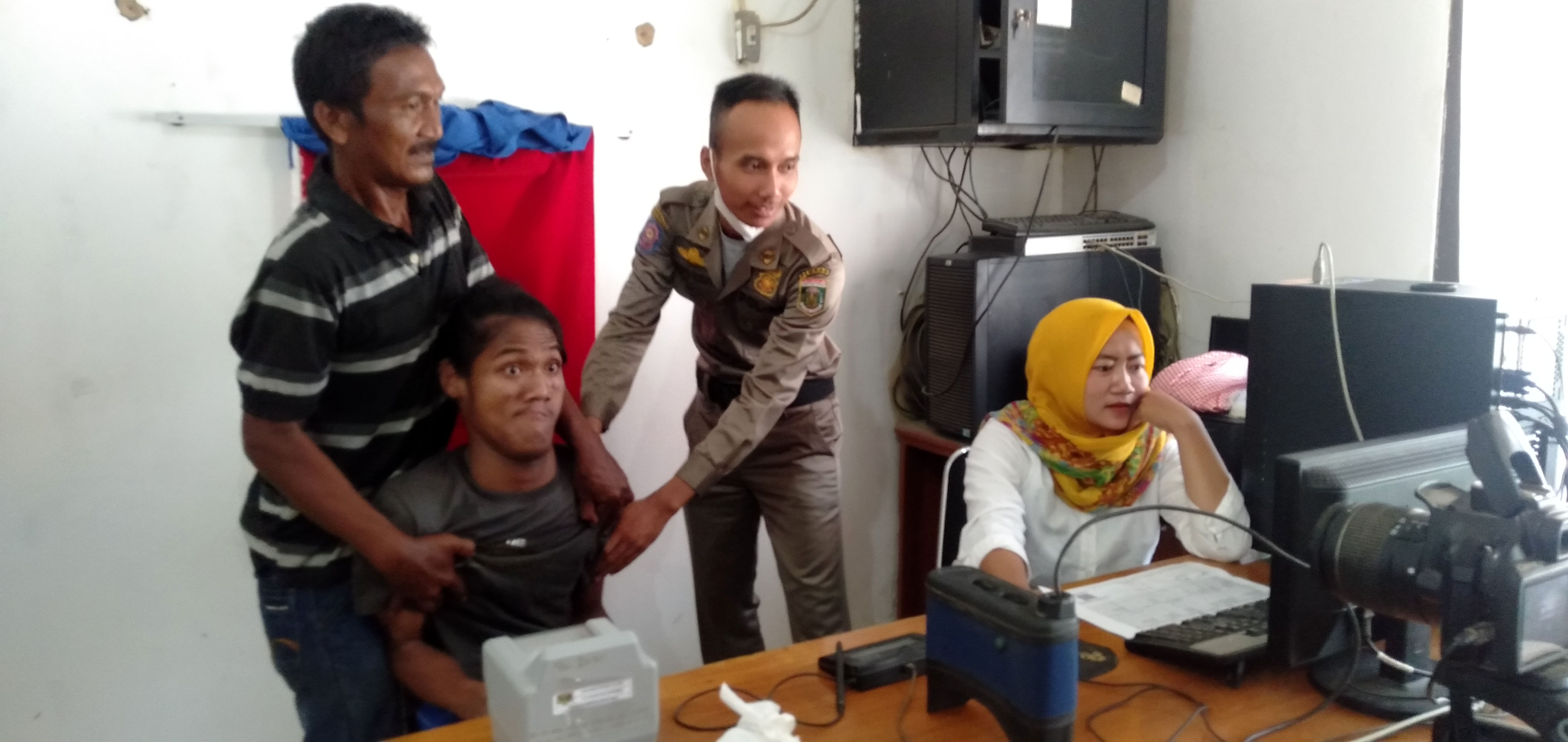 Gerakan bersama Pelayanan Adminduk Bagi  Penyandang Disabilitas   Se- Kabupaten Lampung Tengah  di Kantor Kecamatan Seputih Agung