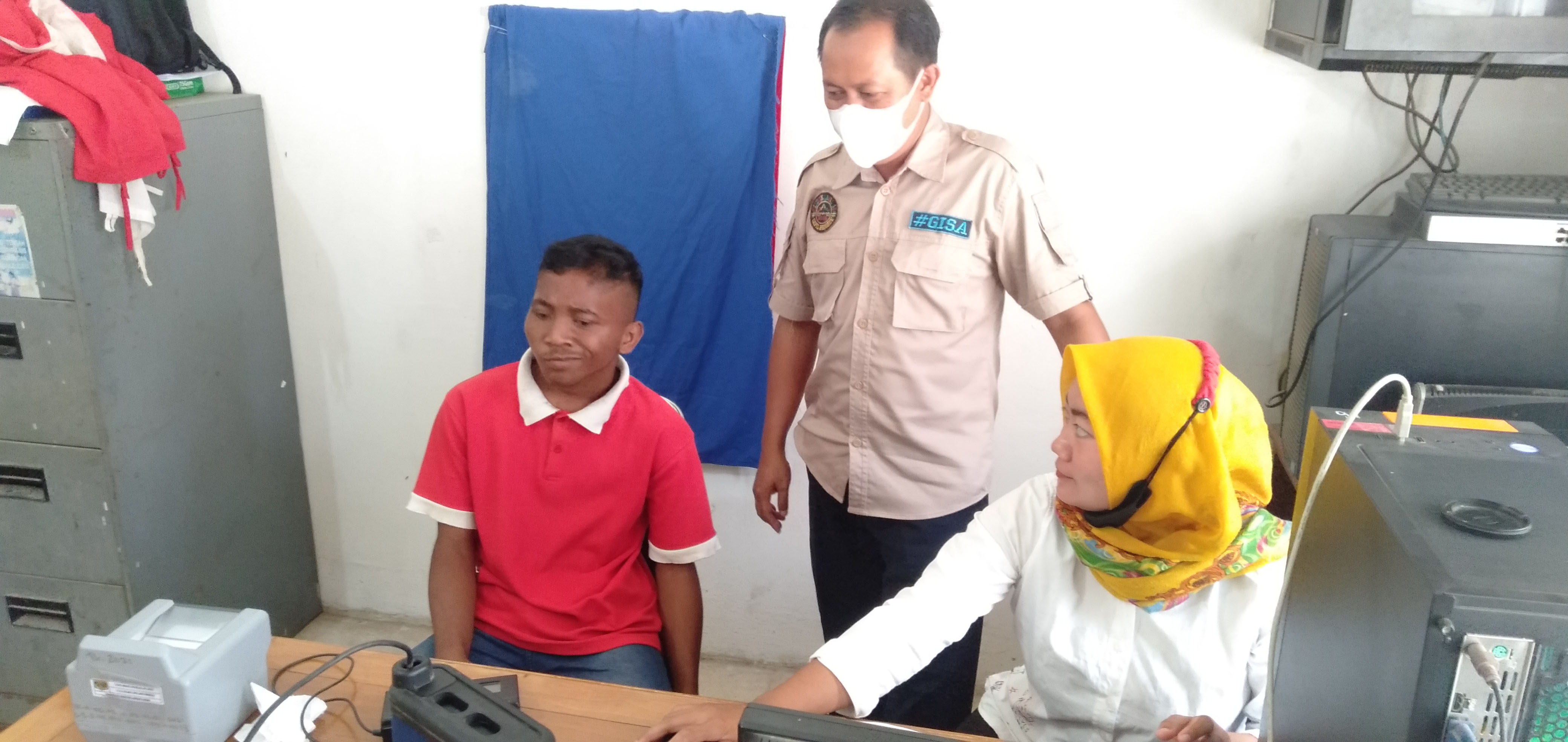 Gerakan bersama Pelayanan Adminduk Bagi  Penyandang Disabilitas   Se- Kabupaten Lampung Tengah  di Kantor Kecamatan Seputih Agung