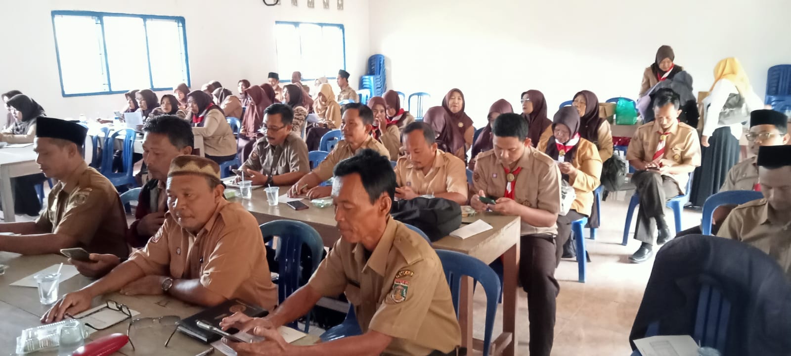 Rapat Koordinasi Kwarran Seputih Agung di Aula SDN 2 Dono Arum (Selasa, 06 Februari 2023)