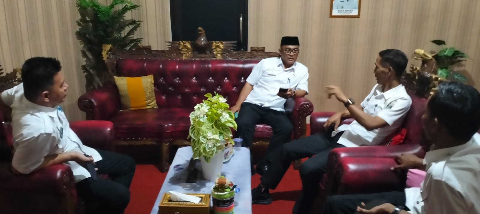 Koordinasi dan Cek Lokasi persiapan terkait Lomba UKS Tingkat Provinsi di SMP 1 N Seputih Agung (Rabu. 07 Agustus 2024)