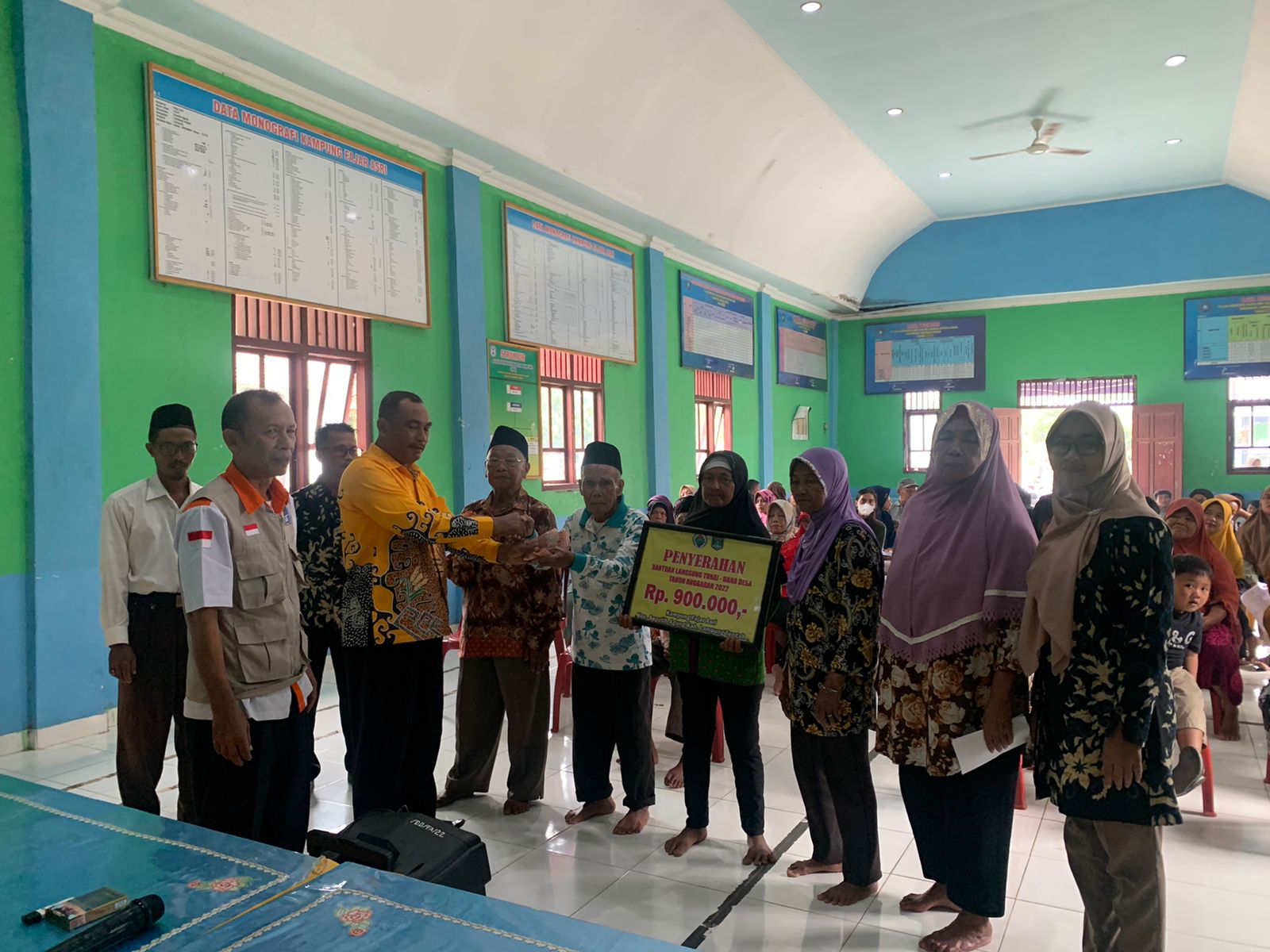 Penyaluran Bantuan Langsung Tunai Dana Kampung (BLT-DK) Tahun 2022 Kampung Fajar Asri, Muji Rahayu, Bumi Kencana dan Simpang Agung (Jum'at, 09 Desember 2022)