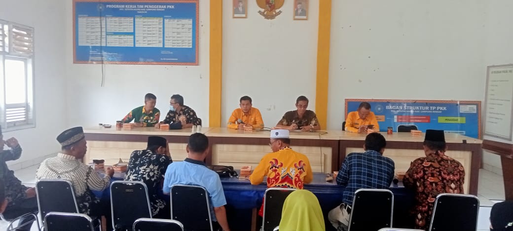 Moniroting dan Evaluasi Dana Desa oleh PMK Kabupaten Lampung Tengah Aula Kecamatan Seputih Agung (Jum'at, 11 November 2022)