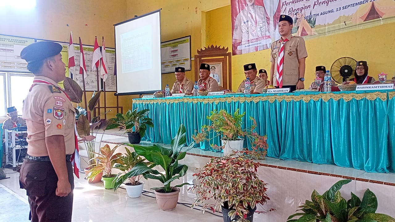 Musyawarah Ranting Ke-VIII Masa Bhakti 2022-2025 Gerakan Pramuka Kwartir Ranting Seputih Agung di Balai Kampung Bumi Kencana (Selasa, 13 September 2022)