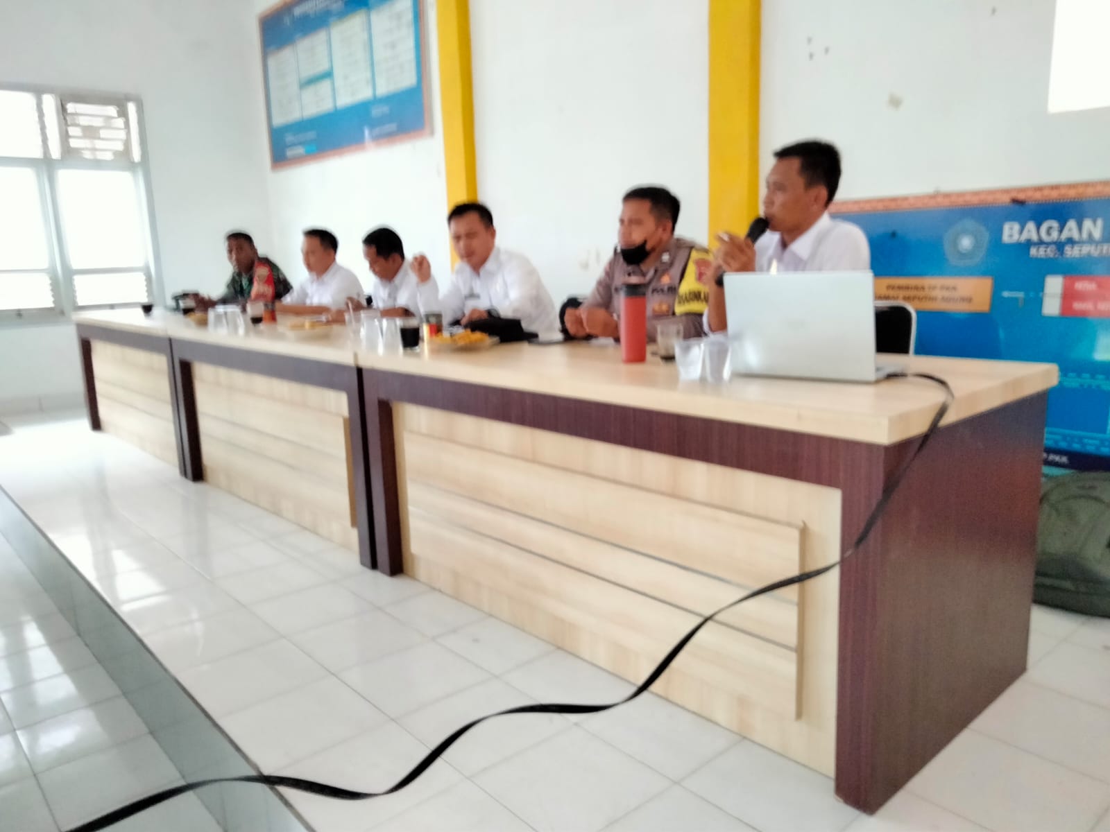 Rapat Pemantapan Panitia HUT RI ke-77 di Aula Kecamatan Seputih Agung