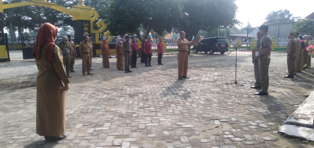 Apel Mingguan (Senin, 01 Agustus 2022) di Halaman Kantor Kecamatan Seputih Agung