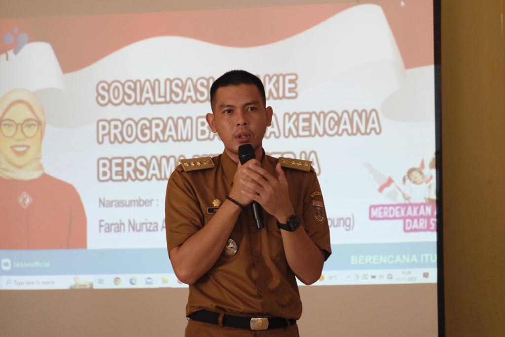 -	Sosialisasi dan KIE program bangga kencana dan percepatan penurunan stunting tingkat Nasional bersama Mitra Kerja di Provinsi Lampung di Balai Kampung Dono Arum (Selasa, 21 November 2023)