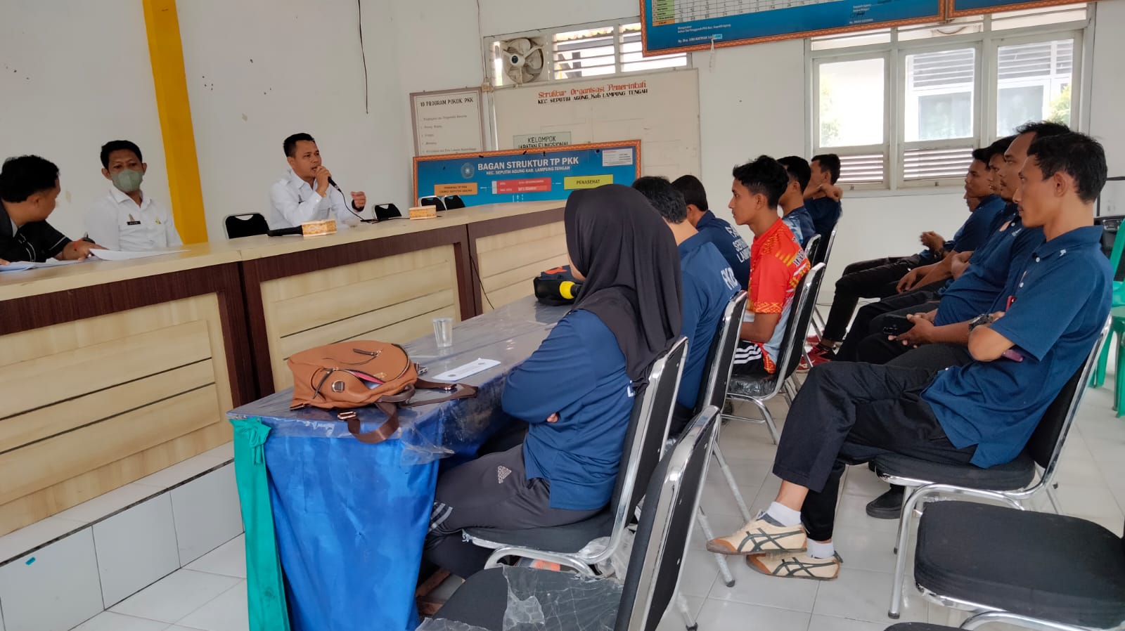 -	Rapat Pendataan lintas sektoral keolahragaan di Aula Kecamatan Seputih Agung (kamis, 02 Maret 2023)