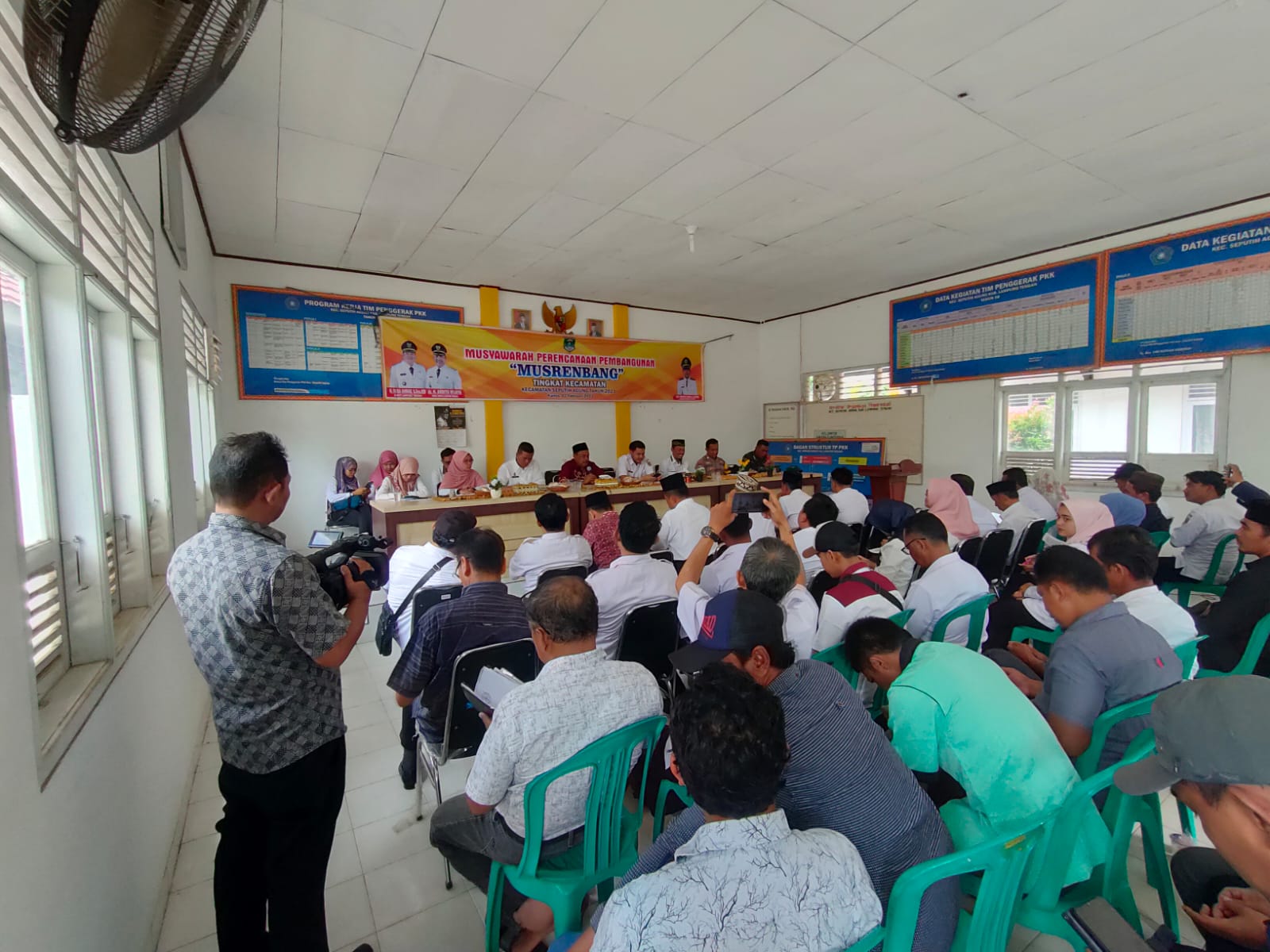 Musyawarah Perencanaan Pembangunan (MUSRENBANG) Tingkat Kecamatan Tahun 2023 di Aula Kecamatan Seputih Agung (Kamis, 02 Februari 2023)