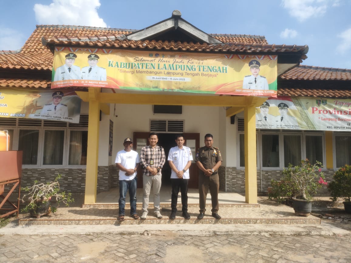 kunjungan BPN Lampung Ke Kantor Kecamtan Seputih Agung (Kamis, 10 Agustus 2023)