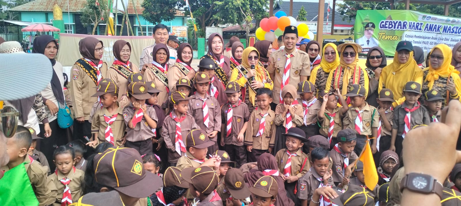 Gerakan Hari Anak Nasional di Lapangan Dono Arum (Sabtu, 13 Agustus 2023)