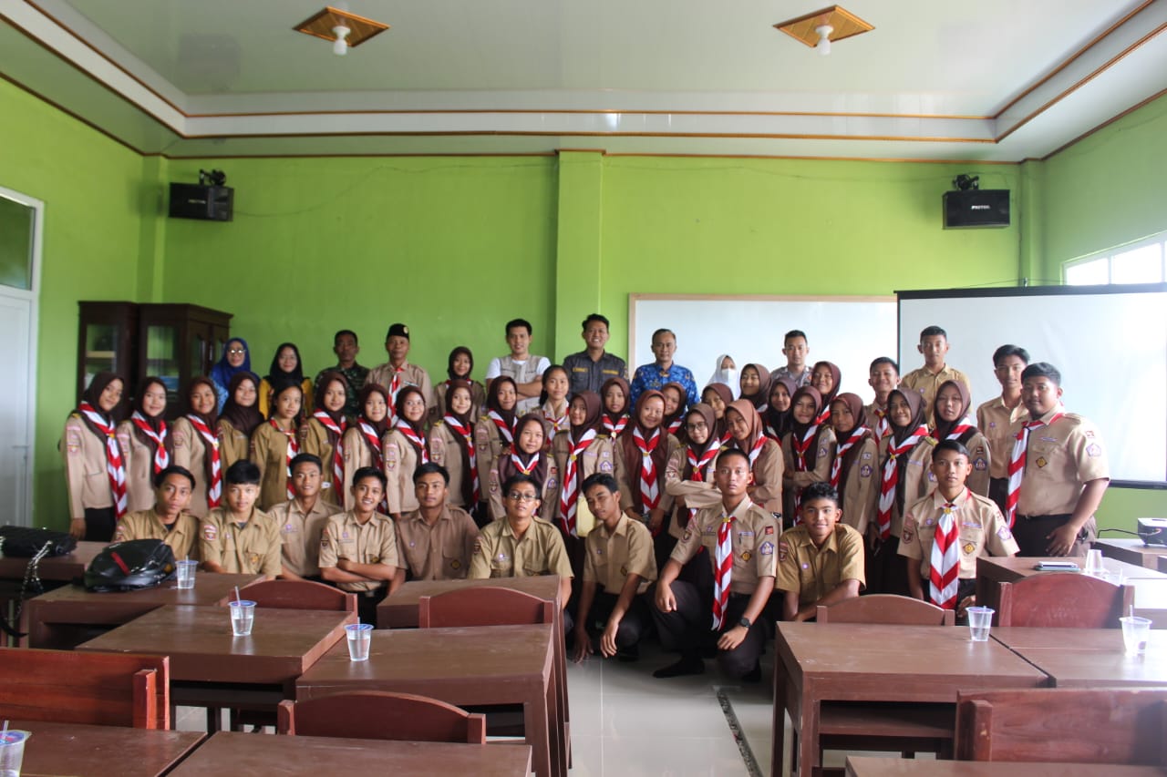 Pembinaan dan sosialisasi satuan karya Pramuka di SMA N 1 Seputih Agung (Jum'at, 17 Februari 2023)