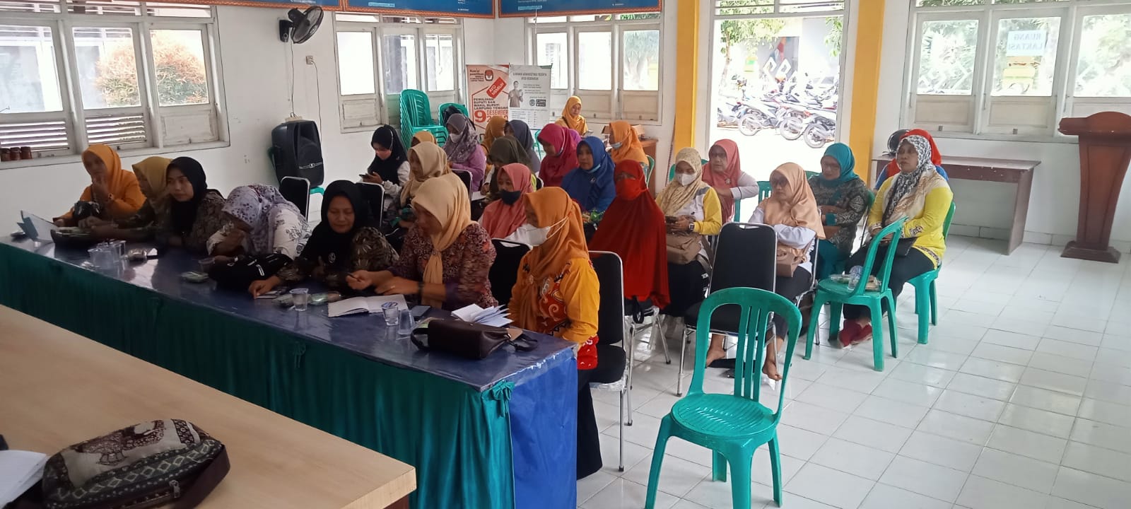 Rapat PKK di Aula Kecamatan Seputih Agung (Kamis, 08 September 2022)