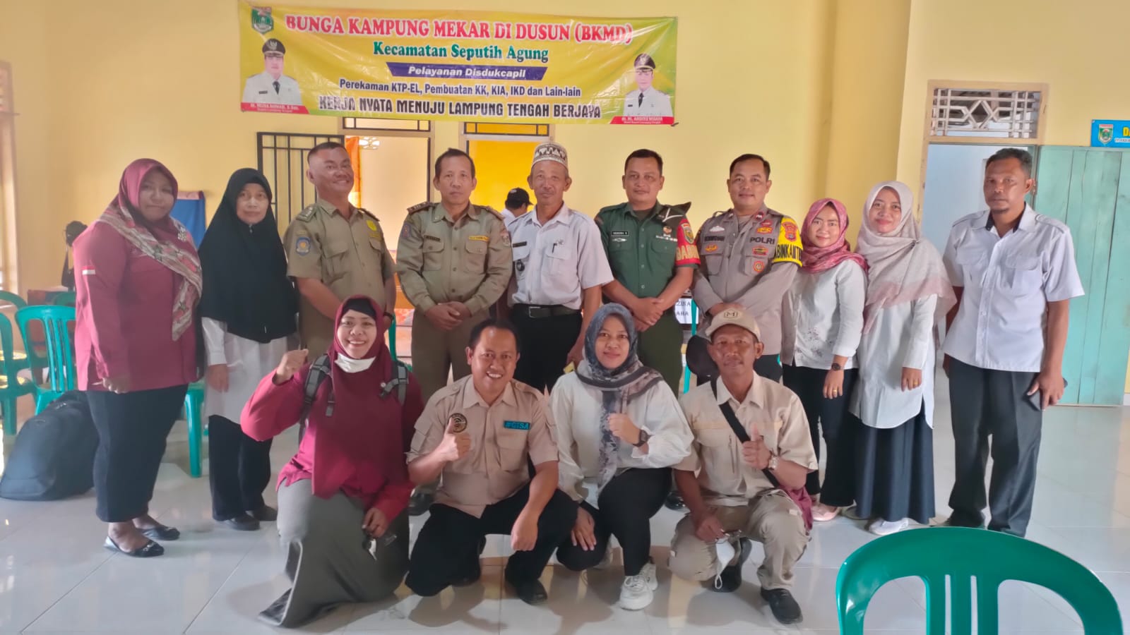 Bunga Kampung Mekar di Dusun (BKMD) di Kampung Endang Rejo (Kamis, 07 September 2023)