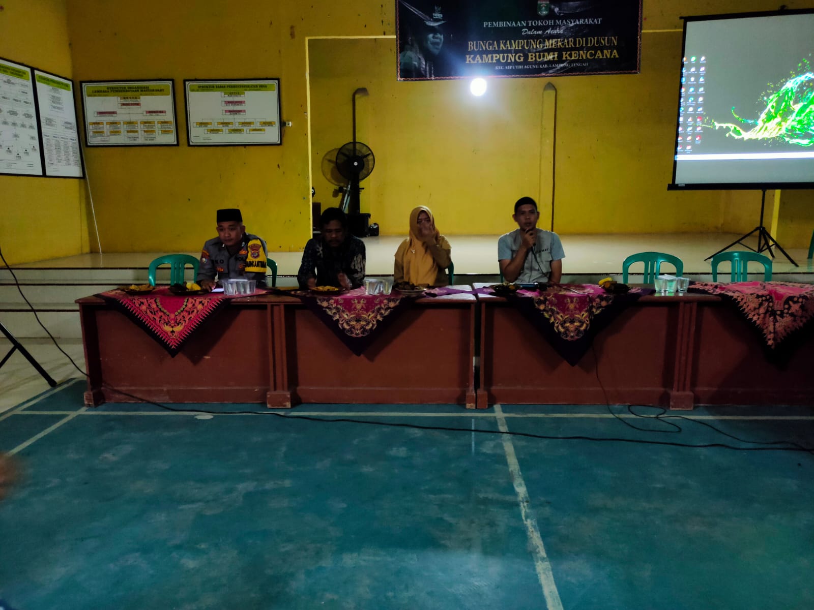 Bunga Kampung Mekar di Dusun Kampung Bumi Kencana (Kamis 11  Mei 2023)