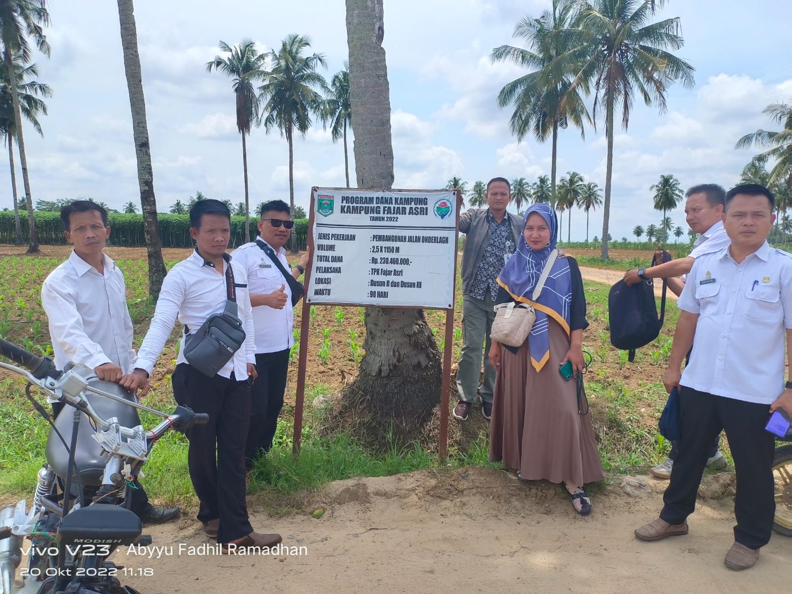 Monitoring SPJ DD Tahap II Kampung Fajar Asri (Kamis, 20 Oktober 2022)