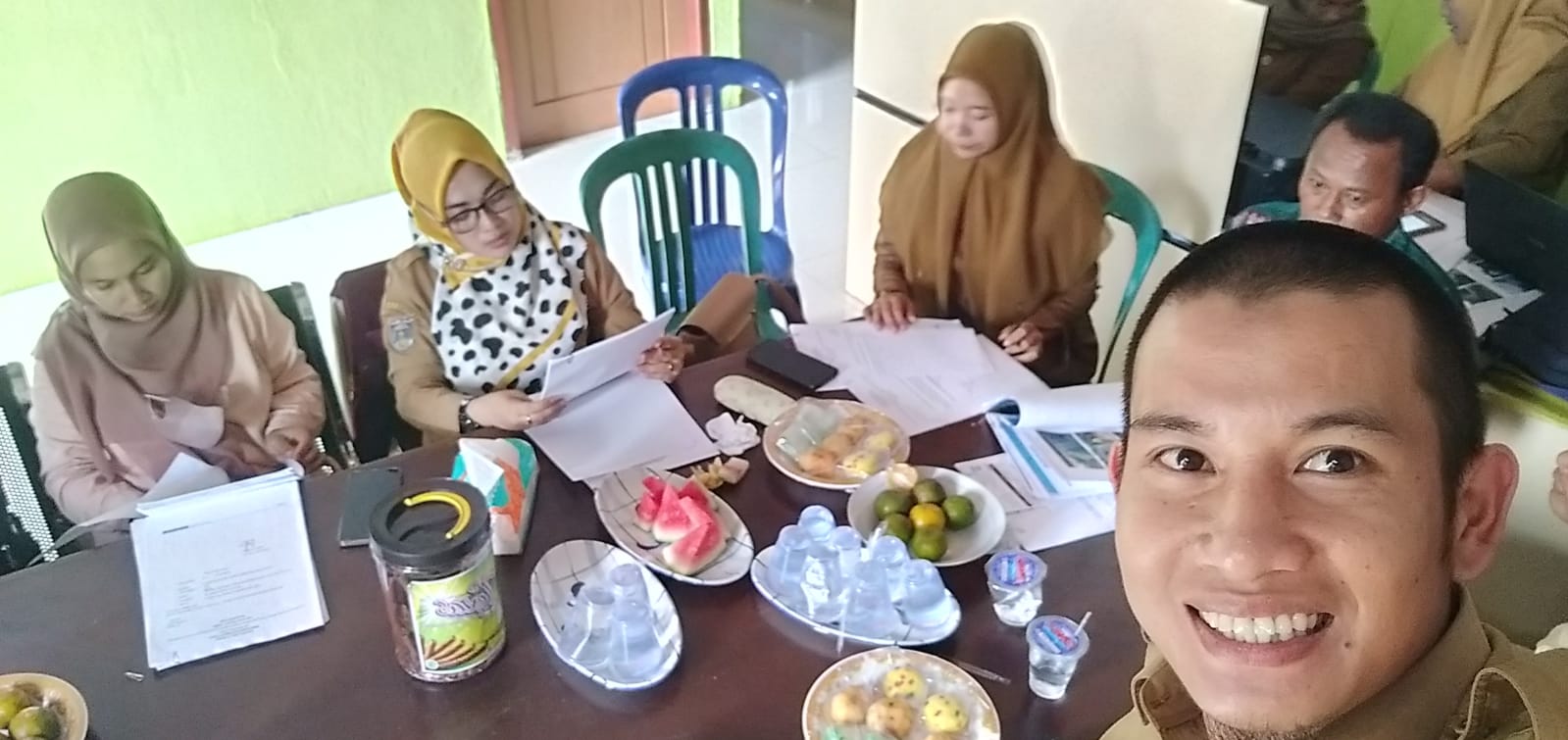 Pembinaan, Verifikator, Monitoring dan Evaluasi SPJ DK Tahap I dan ADK 25% Tahun 2023 Kampung Harapan Rejo dan Endang Rejo (Selasa, 30 mei 2023)