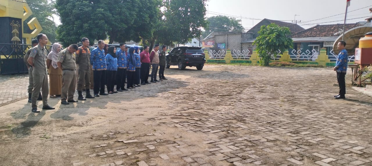 Apel Mingguan di Halaman Kantor Kecamatan Seputih Agung (Senin, 22 Mei 2023)