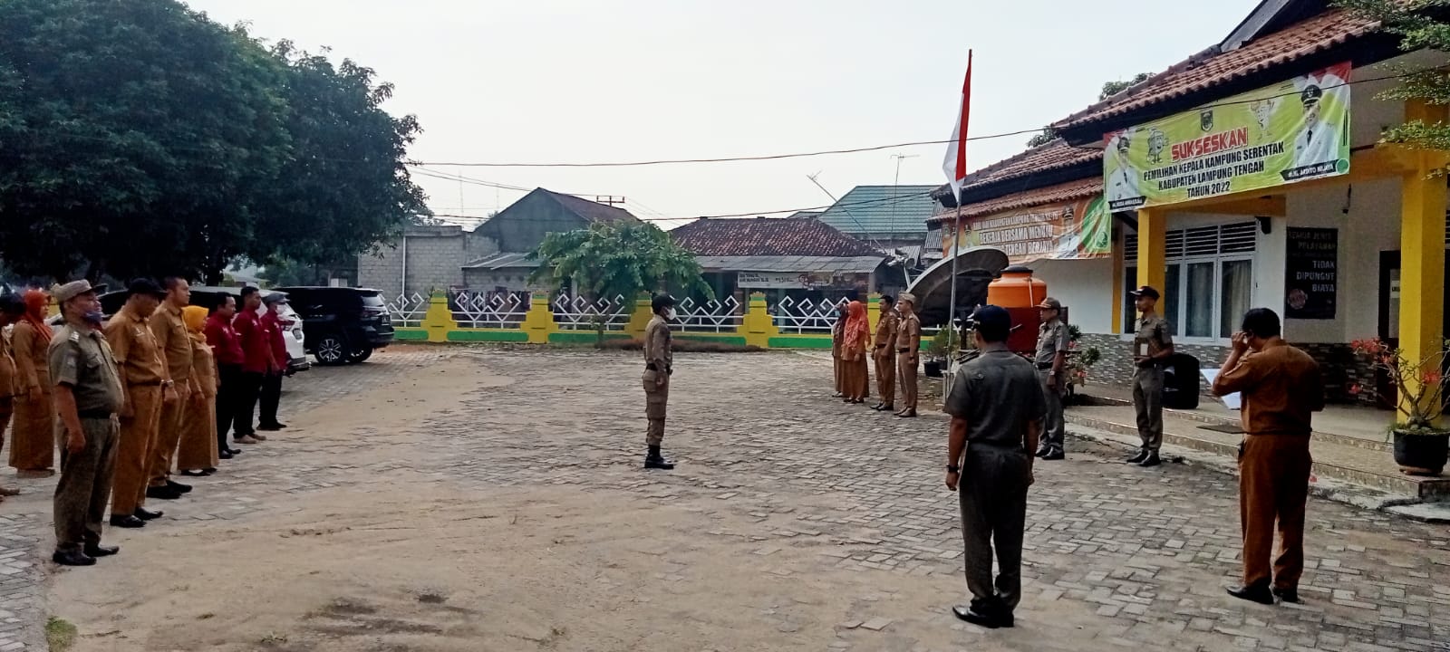 Apel MIngguan di Halaman Kantor Kecamatan Seputih Agung (Senin, 19 September 2022)