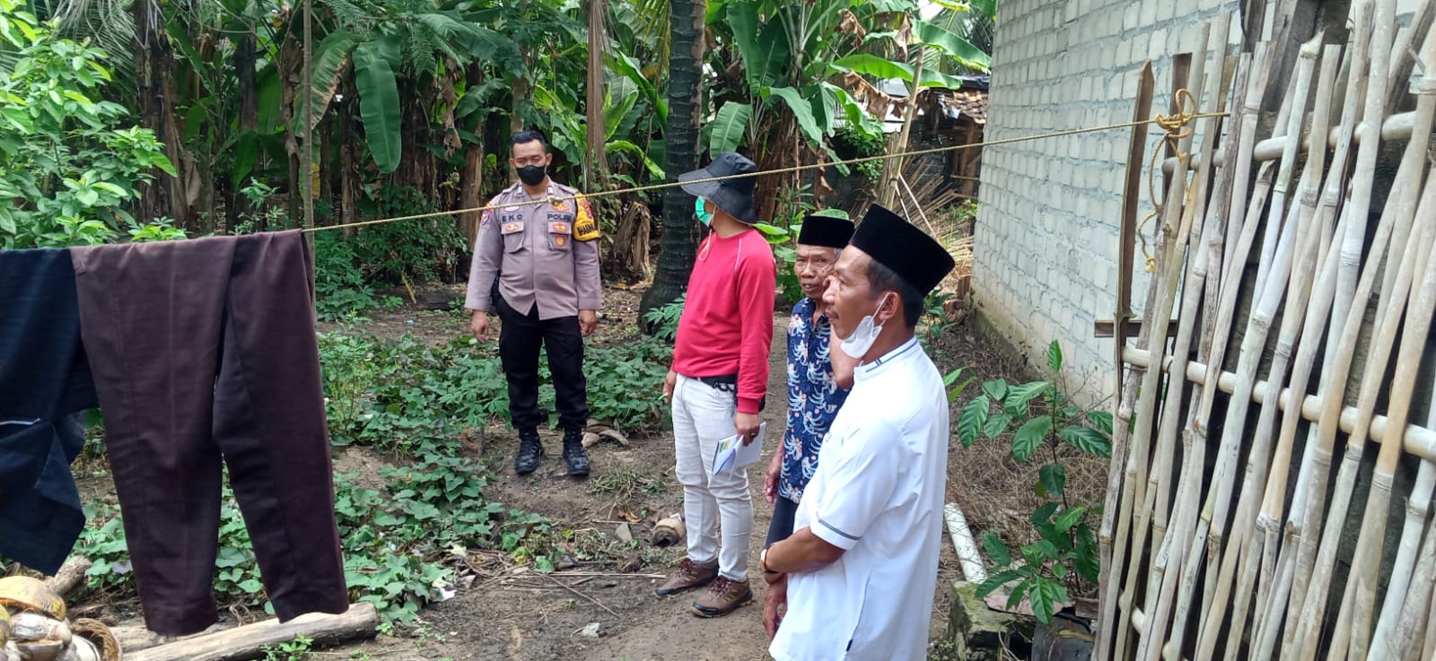 Verifikasi SANITASI TOTAL BERBASIS MASYARAKAT..dari Dinkes Provinsi Lampung di Kampung Endang Rejo