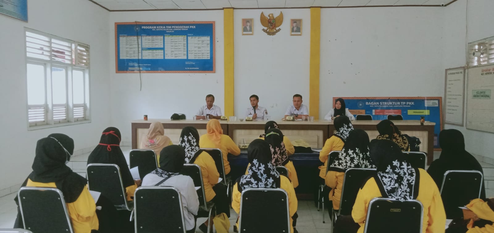 Rapat GOPTKI di Aula Kecamatan Seputih Agung (Rabu, 16 November 2022)