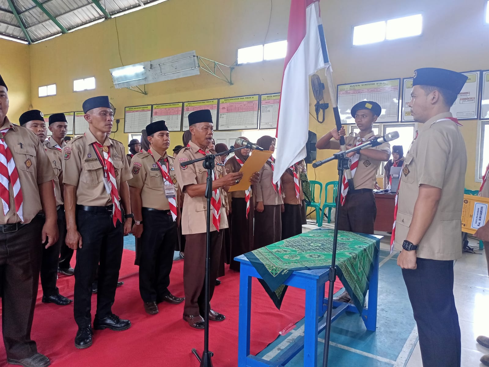 Musyawarah Ranting Ke-VIII Masa Bhakti 2022-2025 Gerakan Pramuka Kwartir Ranting Seputih Agung di Balai Kampung Bumi Kencana (Selasa, 13 September 2022)