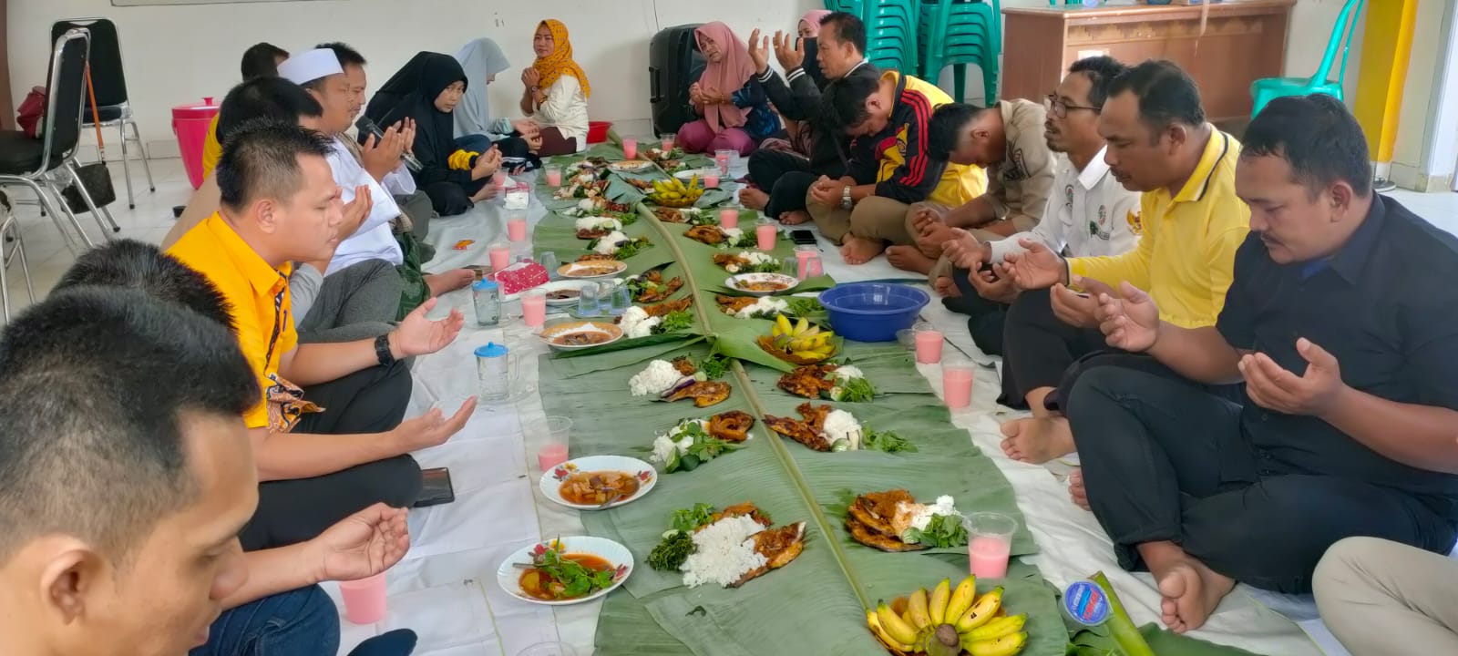 Do'a Bersama Akhir Tahun Seluruh Pegawai Kecamatan Seputih Agung di Aula Kecamatan Seputih Agung (Jum'at, 30 Desember 2022)