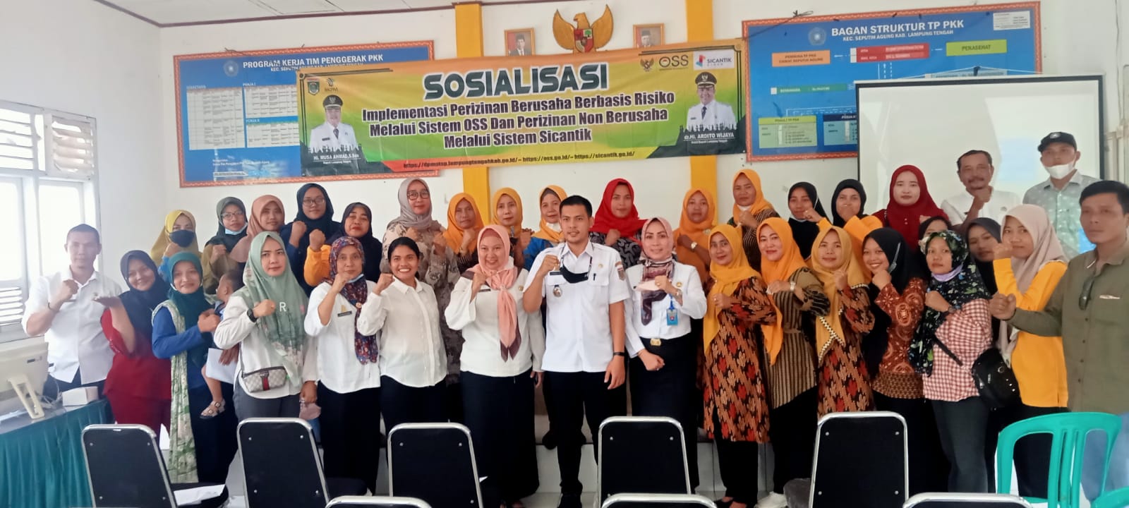 Sosialisasi Implementasi Perizinan Berusaha Berbasis Resiko melalui Sistem OSS dan Perizinan Non Berusaha Melalui Sistem Sicantik